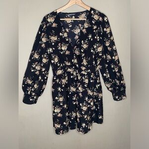 Shein Women’s Floral Long Sleeve Dress Size Large